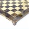 Manopoulos Classic Χειροποίητη Σκακιέρα Μπρούτζινη 36x36cm Καφέ Χρώμα