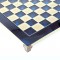 Manopoulos Classic Χειροποίητη Σκακιέρα Μπρούτζινη 36x36cm Μπλε Χρώμα