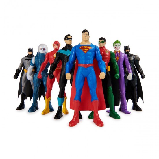 Φιγούρες Δράσης DC Comics 6εκ. Superheroes Σετ 8τεμ ΠΡΟΣΧΟΛΙΚΑ ΠΑΙΧΝΙΔΙΑ