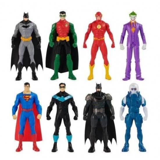 Φιγούρες Δράσης DC Comics 6εκ. Superheroes Σετ 8τεμ ΠΡΟΣΧΟΛΙΚΑ ΠΑΙΧΝΙΔΙΑ