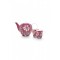PiP Studio Flower Festival Σετ Τσαγιού με Κούπα από Πορσελάνη Ροζ 1600ml 3τμχ