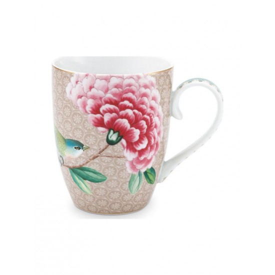 PiP Studio Blushing Birds Κούπα Πορσελάνης Khaki 350ml ΕΙΔΗ ΣΠΙΤΙΟΥ - ΔΙΑΚΟΣΜΗΣΗΣ