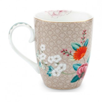 PiP Studio Blushing Birds Κούπα Πορσελάνης Khaki 350ml