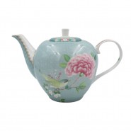 PiP Studio Blushing Birds Τσαγιέρα Πορσελάνινη  Μπλε 1600ml