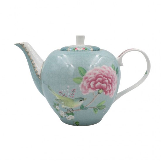 PiP Studio Blushing Birds Τσαγιέρα Πορσελάνινη  Μπλε 1600ml ΕΙΔΗ ΣΠΙΤΙΟΥ - ΔΙΑΚΟΣΜΗΣΗΣ