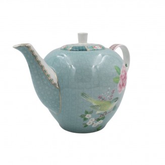 PiP Studio Blushing Birds Τσαγιέρα Πορσελάνινη  Μπλε 1600ml