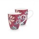 PiP Studio Flower Festival Κούπα από Πορσελάνη Dark Pink 350ml 2τμχ ΕΙΔΗ ΣΠΙΤΙΟΥ - ΔΙΑΚΟΣΜΗΣΗΣ