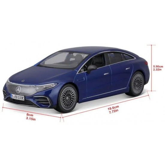 Maisto 1:27 speed 2022 mercedes benz eqs μπλε αυτοκίνητο ΠΑΙΧΝΙΔΙΑ