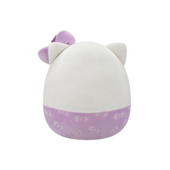 Λούτρινο Squishmallows Hello Kitty 50th Anniversary-Ανάγλυφος Φιόγκος Μωβ 20 εκ. Jazwares Λούτρινα-Φιγούρες