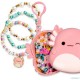 Horizon Group Usa Squishmallows Original Archie Axolotl Μπρελόκ-kit Κατασκευής Βραχιολιού Hg238095 Κατασκευή Κοσμημάτων