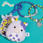Squishmallows Original Bubba Cow Μπρελόκ-kit Κατασκευής Βραχιολιού Hg238095 Horizon Group Usa Jazwares