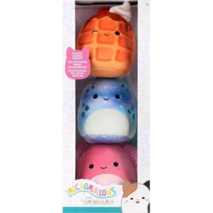 Λούτρινο Squishmallows για 3+ Ετών 6 εκ. (Σετ 3τεμ σε 1) JWSM0199 Jazwares