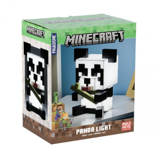 Minecraft Led Παιδικό Διακοσμητικό Φωτιστικό Panda Light Πολύχρωμο Paladone