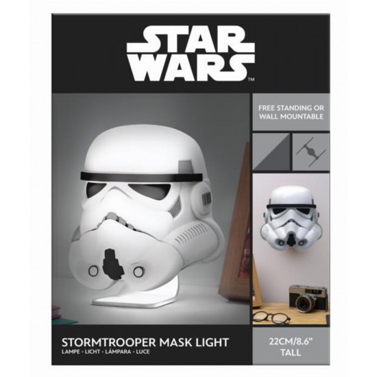 Paladone Παιδικό Διακοσμητικό Φωτιστικό Stormtrooper Λευκό 22x15cm PP13340SW