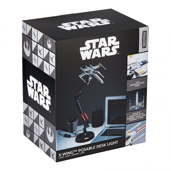 Paladone Παιδικό Διακοσμητικό Φωτιστικό Star Wars X Wing Γκρι 30x25x30εκ. PP11319SW