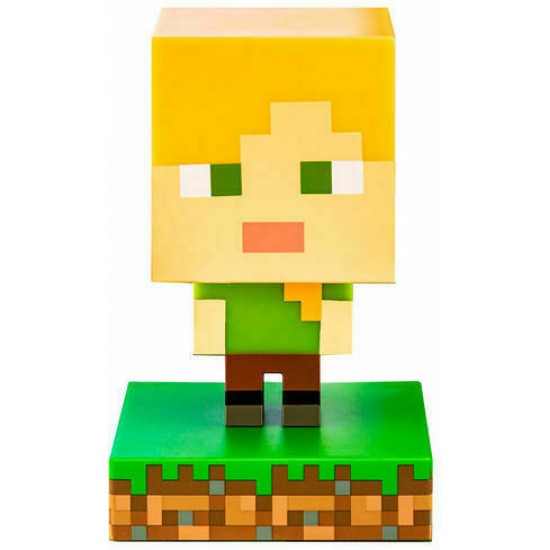 Paladone Παιδικό Διακοσμητικό Φωτιστικό Minecraft Alex Icon Πολύχρωμο 10εκ. PP6591MCF