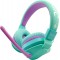 WOW Generation WOW00026 Ασύρματα Bluetooth On Ear Παιδικά Ακουστικά Τιρκουάζ