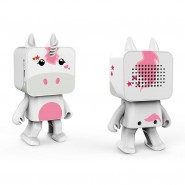 Mob Dancing Unicorn DA-01 Ηχείο Bluetooth 3W με Διάρκεια Μπαταρίας έως 4 ώρες Λευκό / Ροζ