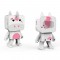 Mob Dancing Unicorn DA-01 Ηχείο Bluetooth 3W με Διάρκεια Μπαταρίας έως 4 ώρες Λευκό / Ροζ