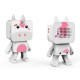 Mob Dancing Unicorn DA-01 Ηχείο Bluetooth 3W με Διάρκεια Μπαταρίας έως 4 ώρες Λευκό / Ροζ