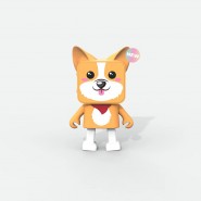 Mob Dancing Corgi DA-23-01 Ηχείο Bluetooth 3W με Διάρκεια Μπαταρίας έως 4 ώρες