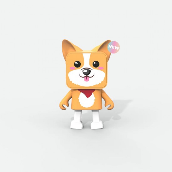 Mob Dancing Corgi DA-23-01 Ηχείο Bluetooth 3W με Διάρκεια Μπαταρίας έως 4 ώρες
