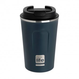 Dark blue coffee thermos 370ml Ecolife