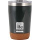Ecolife Coffee Cup Ποτήρι Θερμός Dark Green 0.37lt