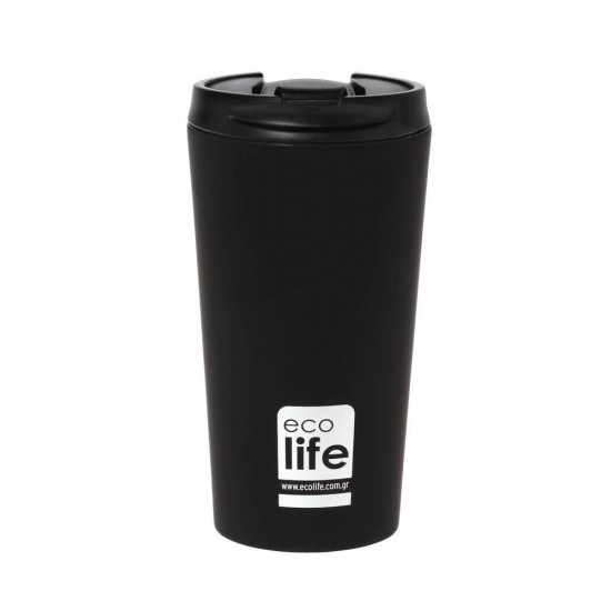 Μαύρο Ματ Θερμός 370ml Ecolife
