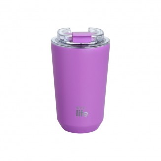 Ecolife Ποτήρι Θερμός Ανοξείδωτο BPA Free 360ml Pure Purple 33-BO-4125