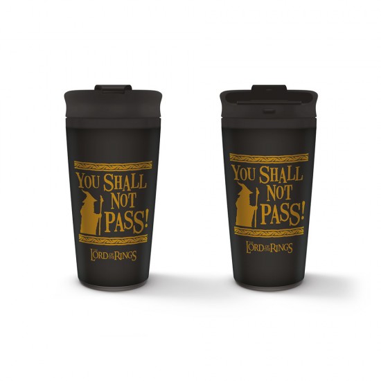 Pyramid International Lord of the Rings You Shall Not Pass Ποτήρι Θερμός Ανοξείδωτο 450ml Μαύρο MTM26559