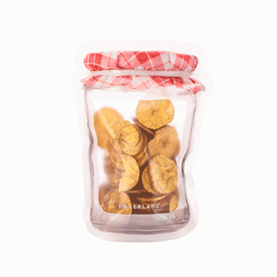 Jam Jar Zipper Kikkerland Μεσαίο 475ml