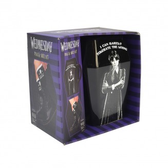 Wednesday Σετ κούπα και κάλτσα - Coffin Mug
