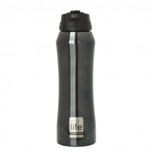 Μαύρος Θερμός 550ml Eσωτερικό καλαμάκι