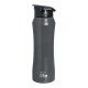 Μπουκάλι Θερμός Ανοξείδωτο / Πλαστικό BPA Free 550ml Γκρι με Καλαμάκι 33-BO-3061 Ecolife