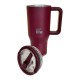Ecolife Handled Tumbler Θερμός Ανοξείδωτο 900ml Διπλή λαβή με Καλαμάκι και Λαβή 33-BO-7070