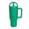 Ecolife Handled Tumbler Θερμός BPA Free 900ml Green Tea με Καλαμάκι και Λαβή 33-BO-7071