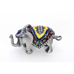 Διακοσμητική μινιατούρα-μπιζουτιέρα Ελέφαντας 53-26