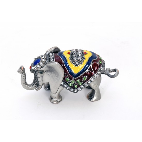 Διακοσμητική μινιατούρα-μπιζουτιέρα Ελέφαντας 53-26
