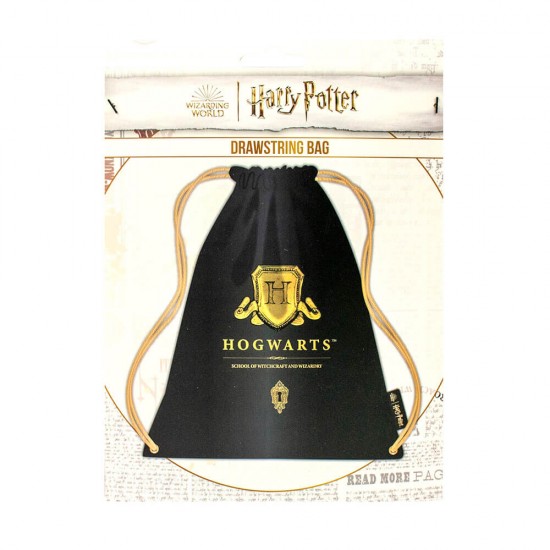 Harry Potter Draw String Bag – Hogwarts Shield