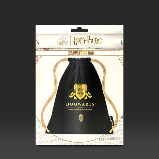 Harry Potter Draw String Bag – Hogwarts Shield