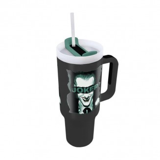 Pyramid International Joker Handled Tumbler Θερμός Ανοξείδωτο 1.2lt με Καλαμάκι και Λαβή