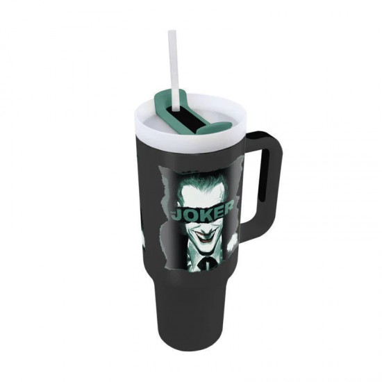 Pyramid International Joker Handled Tumbler Θερμός Ανοξείδωτο 1.2lt με Καλαμάκι και Λαβή