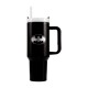 Pyramid International Batman Handled Tumbler Θερμός Ανοξείδωτο 1.2lt Γκρι με Καλαμάκι και Λαβή