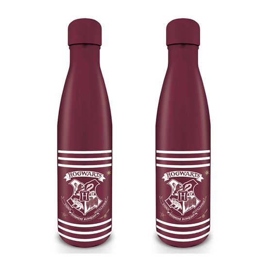 Harry Potter (Classic Crest Burgundy Stripes) Μεταλλικό Μπουκάλι (550 ml)