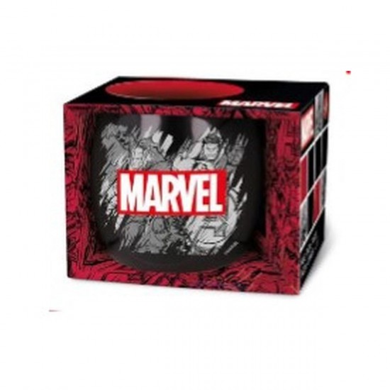 Stor: Marvel Pattern - Globe Κούπα σε κουτί δώρου 380ml