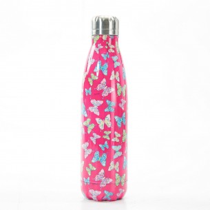 Θερμός 500ml Eco-chic Fuchsia Butterflies Thermal Bottle