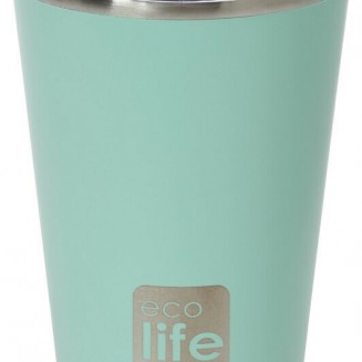 Ecolife Coffee Cup Ποτήρι Θερμός Ανοξείδωτο BPA Free 370ml Mint 33-BO-4109