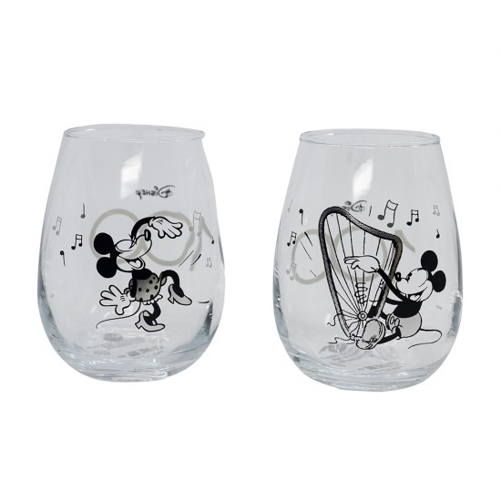 Disney 100 2 pcs 510 ml Crystal Glass Set