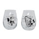 Disney 100 2 pcs 510 ml Crystal Glass Set